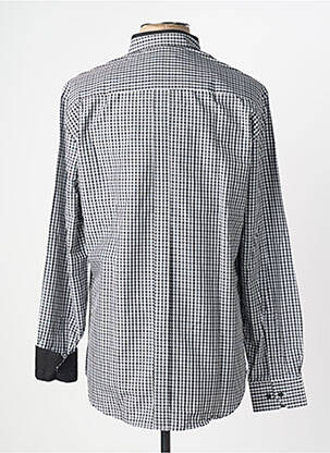Chemise manches longues coupe cintrée noir CAP 10 TEN homme
