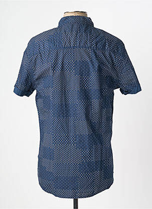 Chemise manches courtes poches bleu DEELUXE homme