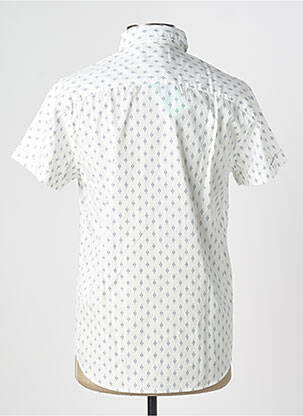 Chemise manches courtes imprimé fantaisie beige SCOTCH & SODA homme