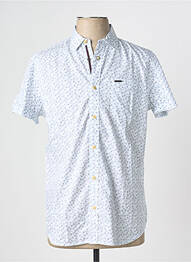 Chemise manches courtes poches bleu KAPORAL homme
