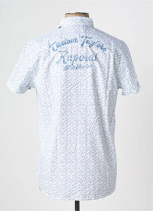 Chemise manches courtes poches bleu KAPORAL homme