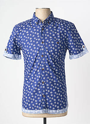 Chemise manches courtes poches bleu KILIWATCH homme