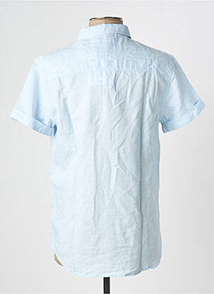 Chemise manches courtes poches bleu DEELUXE homme