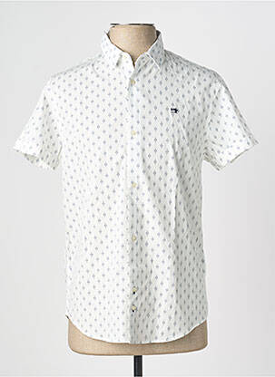 Chemise manches courtes beige SCOTCH & SODA homme