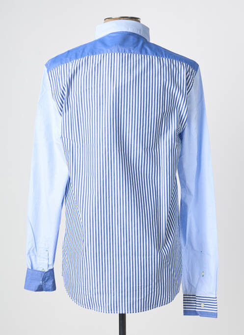 Chemise manches longues imprimé rayures bleu SCOTCH & SODA homme