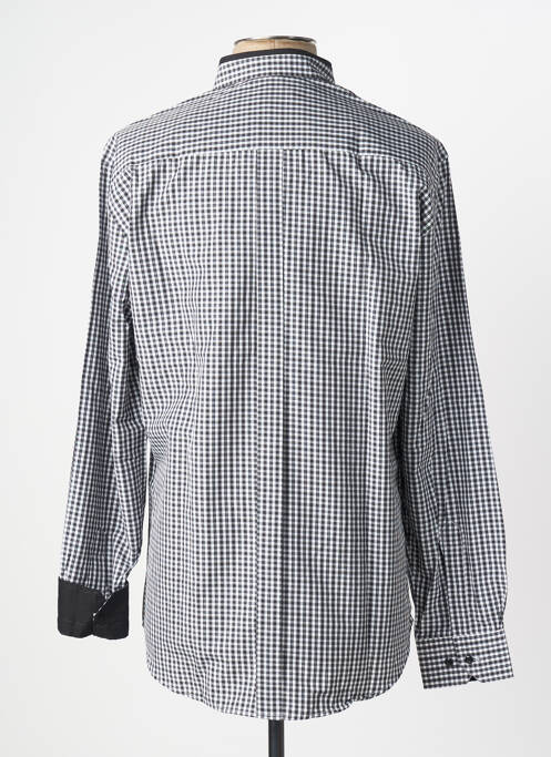 Chemise manches longues coupe cintrée noir CAP 10 TEN homme