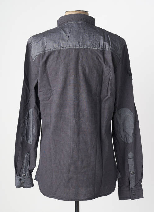 Chemise manches longues coupe cintrée gris KAPORAL homme