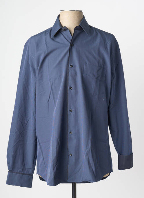 Chemise manches longues imprimé rayures gris CAP 10 TEN homme