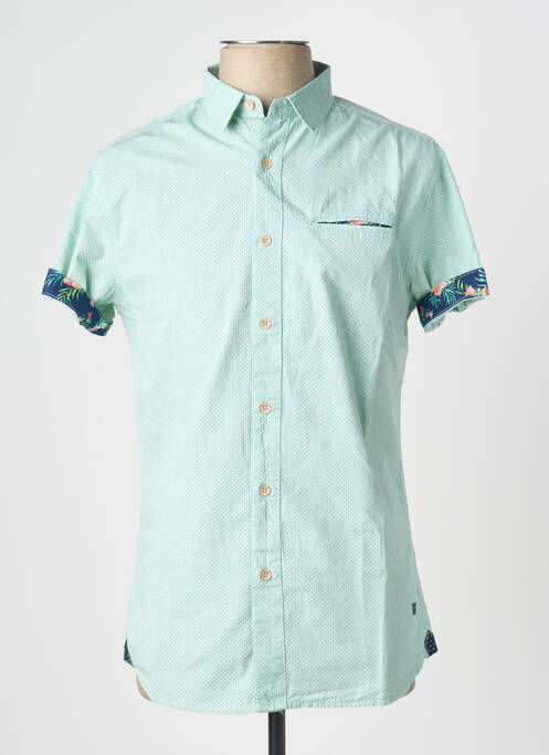 Chemise manches courtes poches vert DEELUXE homme