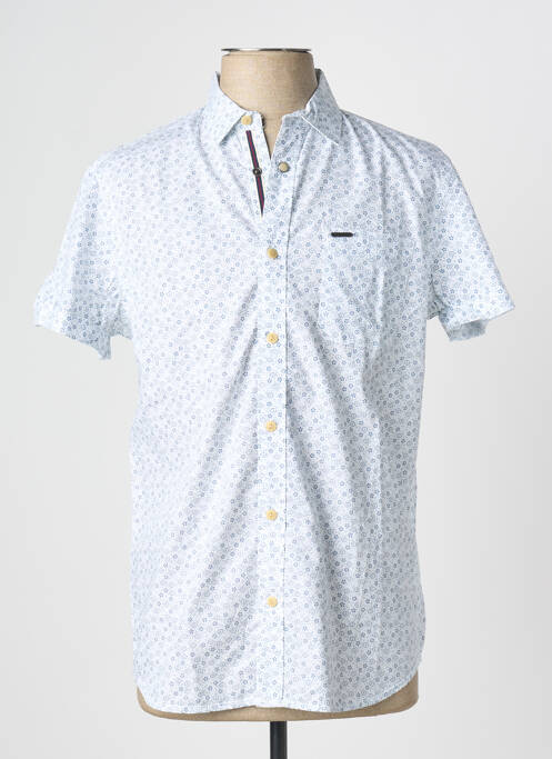 Chemise manches courtes poches bleu KAPORAL homme