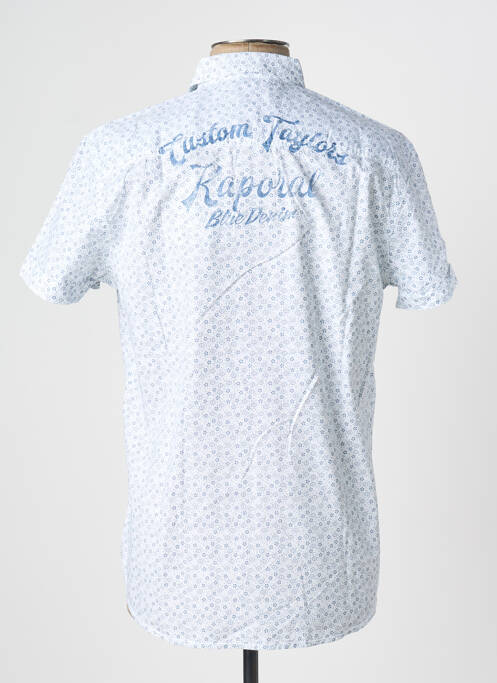 Chemise manches courtes poches bleu KAPORAL homme