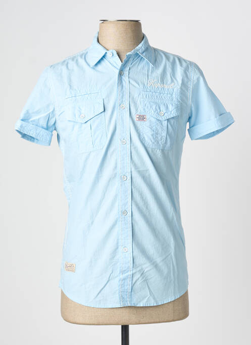 Chemise manches courtes poches bleu KAPORAL homme