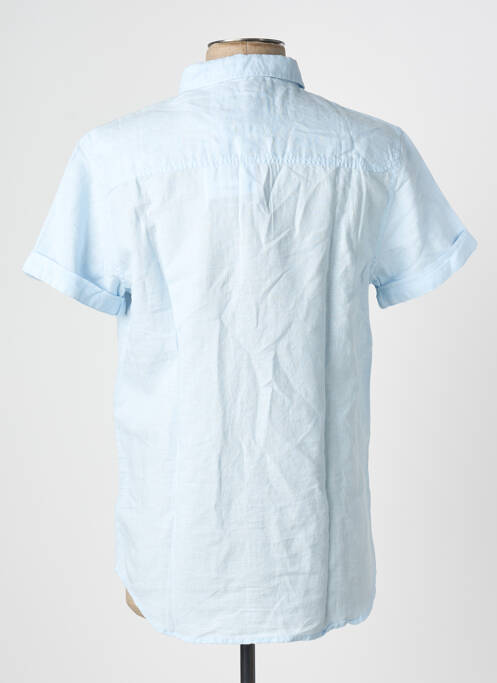 Chemise manches courtes poches bleu DEELUXE homme