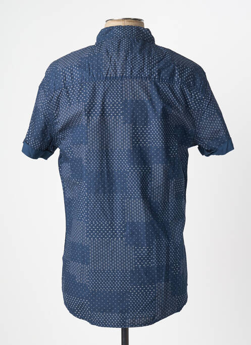Chemise manches courtes bleu DEELUXE74 homme