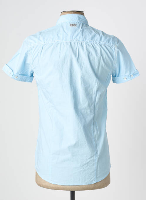 Chemise manches courtes bleu KAPORAL homme