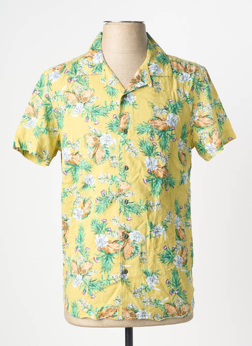 Chemise manches courtes jaune KILIWATCH homme