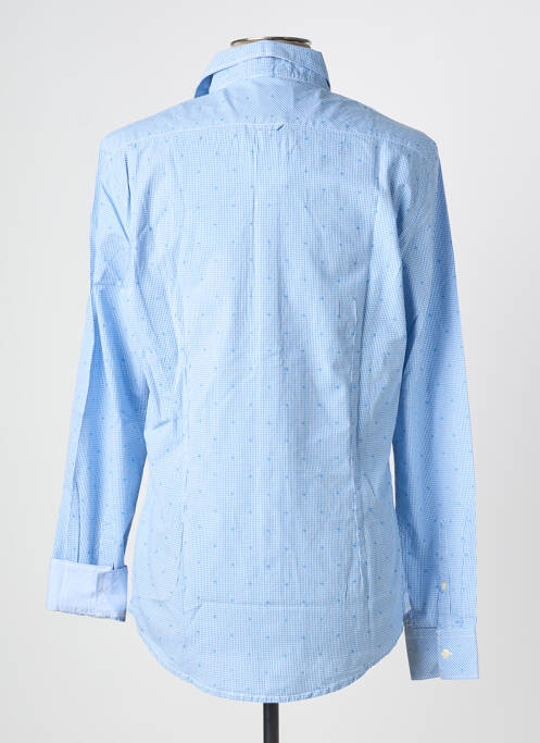 Chemise manches longues bleu BEING HUMAN homme