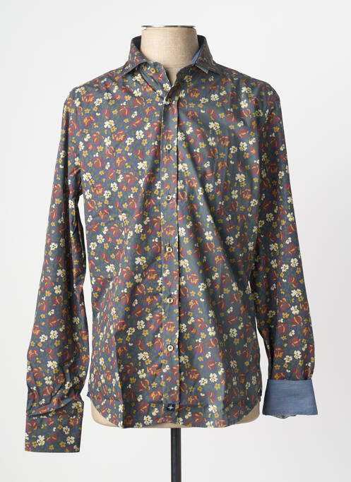 Chemise manches longues bleu BLUSALINA homme