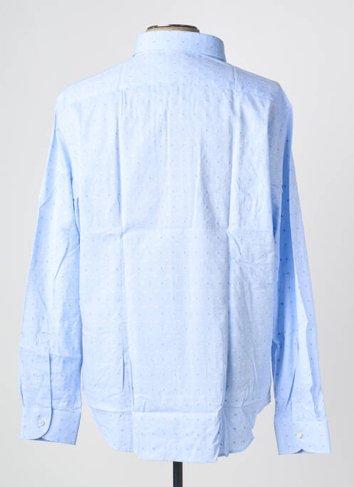 Chemise manches longues bleu PHILO VANCE homme