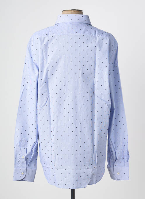 Chemise manches longues bleu PHILO VANCE homme