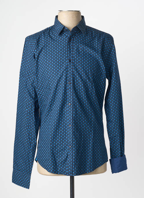 Chemise manches longues bleu SCOTCH & SODA homme
