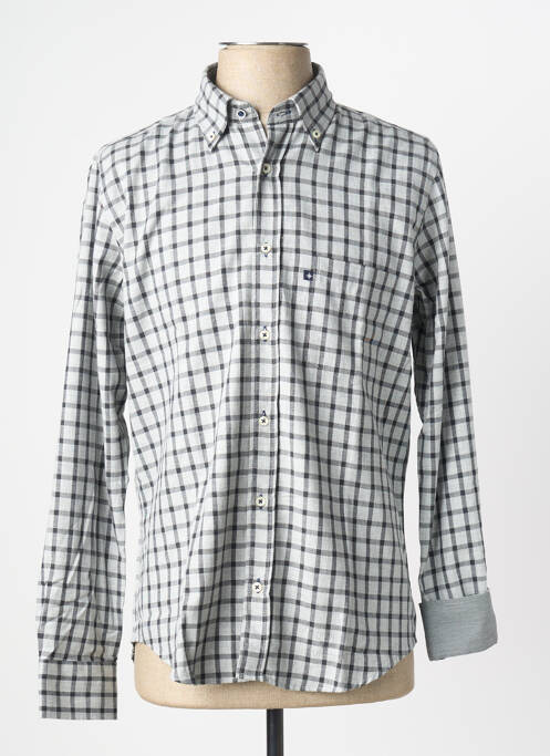 Chemise manches longues gris BLUSALINA homme