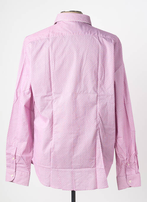 Chemise manches longues rouge PHILO VANCE homme