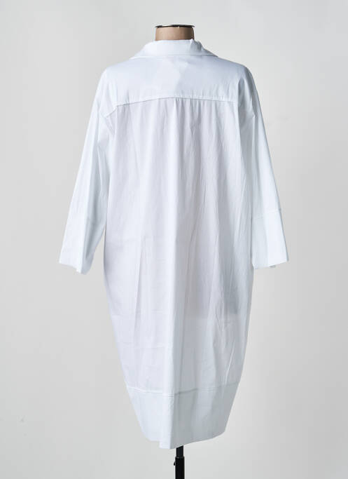 Robe mi-longue blanc BLANC BOHEME femme