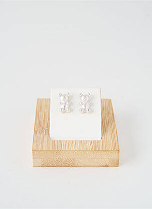 Boucles d’oreilles matériaux métal argent TATA GISELE femme