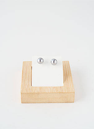 Boucles d’oreilles matériaux métal argent TATA GISELE femme