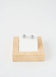Boucles d’oreilles matériaux métal argent TATA GISELE femme