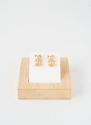 Boucles d’oreilles matériaux métal or TATA GISELE femme