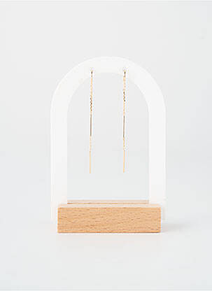 Boucles d’oreilles matériaux plaqué or or TATA GISELE femme