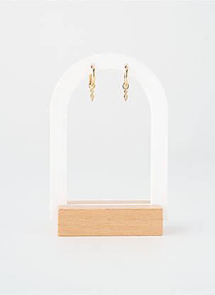 Boucles d’oreilles matériaux plaqué or or TATA GISELE femme