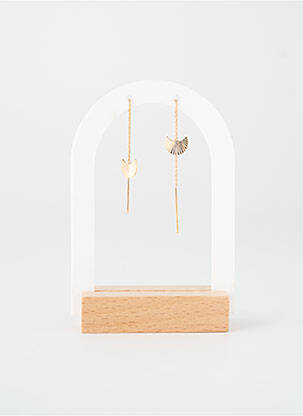 Boucles d’oreilles matériaux plaqué or or TATA GISELE femme