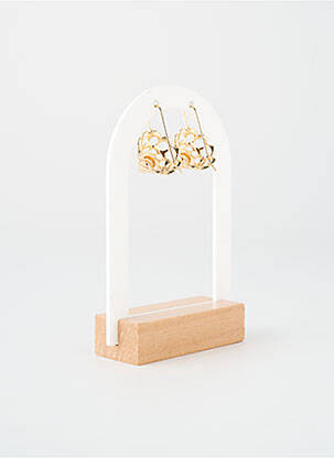 Boucles d’oreilles matériaux métal or TATA GISELE femme