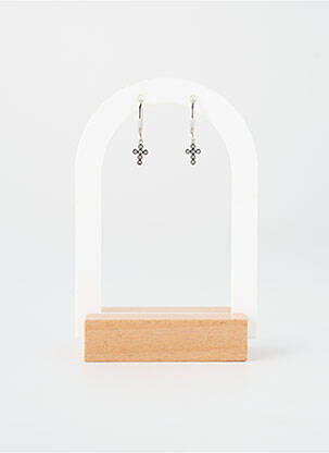 Boucles d’oreilles ornement oxyde de zirconium argent TATA GISELE femme