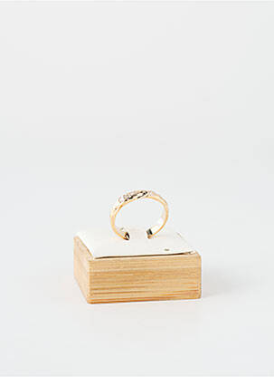 Bague ornement oxyde de zirconium or TATA GISELE femme