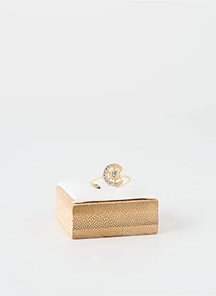 Bague ornement oxyde de zirconium or TATA GISELE femme
