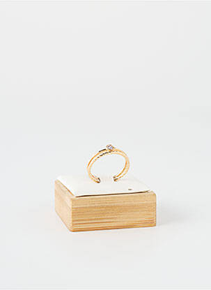 Bague ornement oxyde de zirconium or TATA GISELE femme