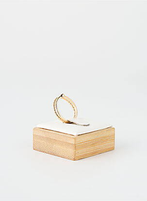 Bague ornement oxyde de zirconium or TATA GISELE femme