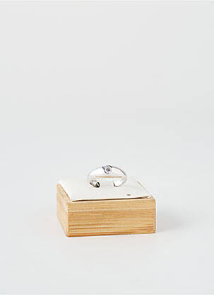 Bague ornement oxyde de zirconium argent TATA GISELE femme