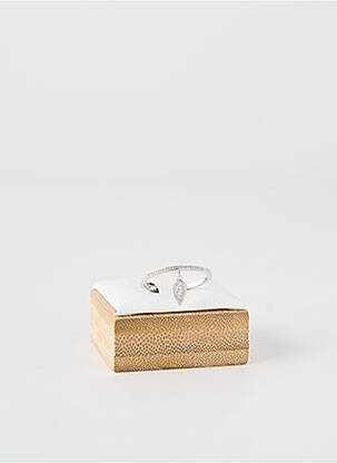 Bague ornement oxyde de zirconium argent TATA GISELE femme