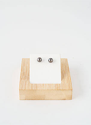 Boucles d’oreilles noir TATA GISELE femme