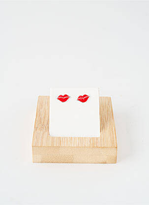 Boucles d’oreilles rouge TATA GISELE femme