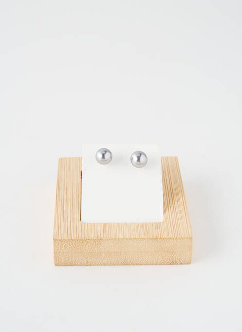 Boucles d’oreilles matériaux métal argent TATA GISELE femme
