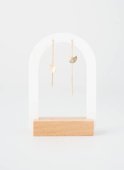Boucles d’oreilles matériaux plaqué or or TATA GISELE femme