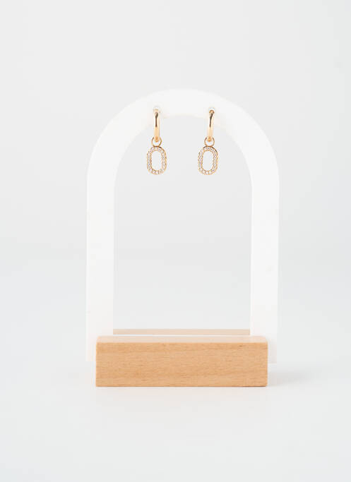 Boucles d’oreilles matériaux plaqué or or TATA GISELE femme