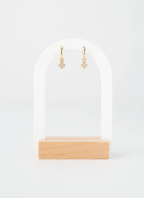 Boucles d’oreilles matériaux plaqué or or TATA GISELE femme