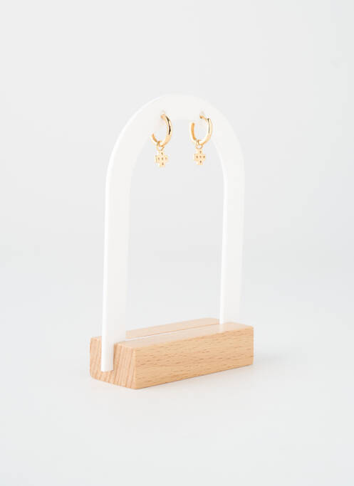 Boucles d’oreilles matériaux plaqué or or TATA GISELE femme